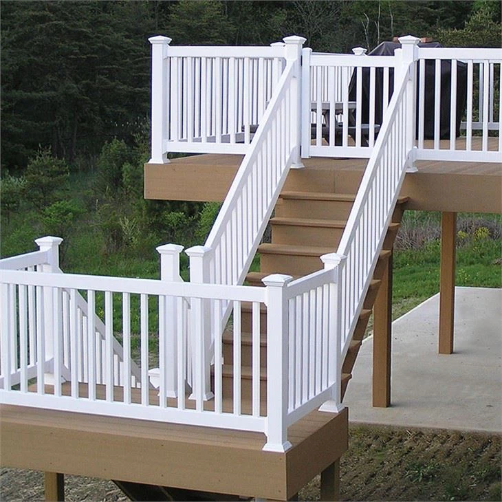 درابزين درج الحديد المطاوع في الهواء الطلق