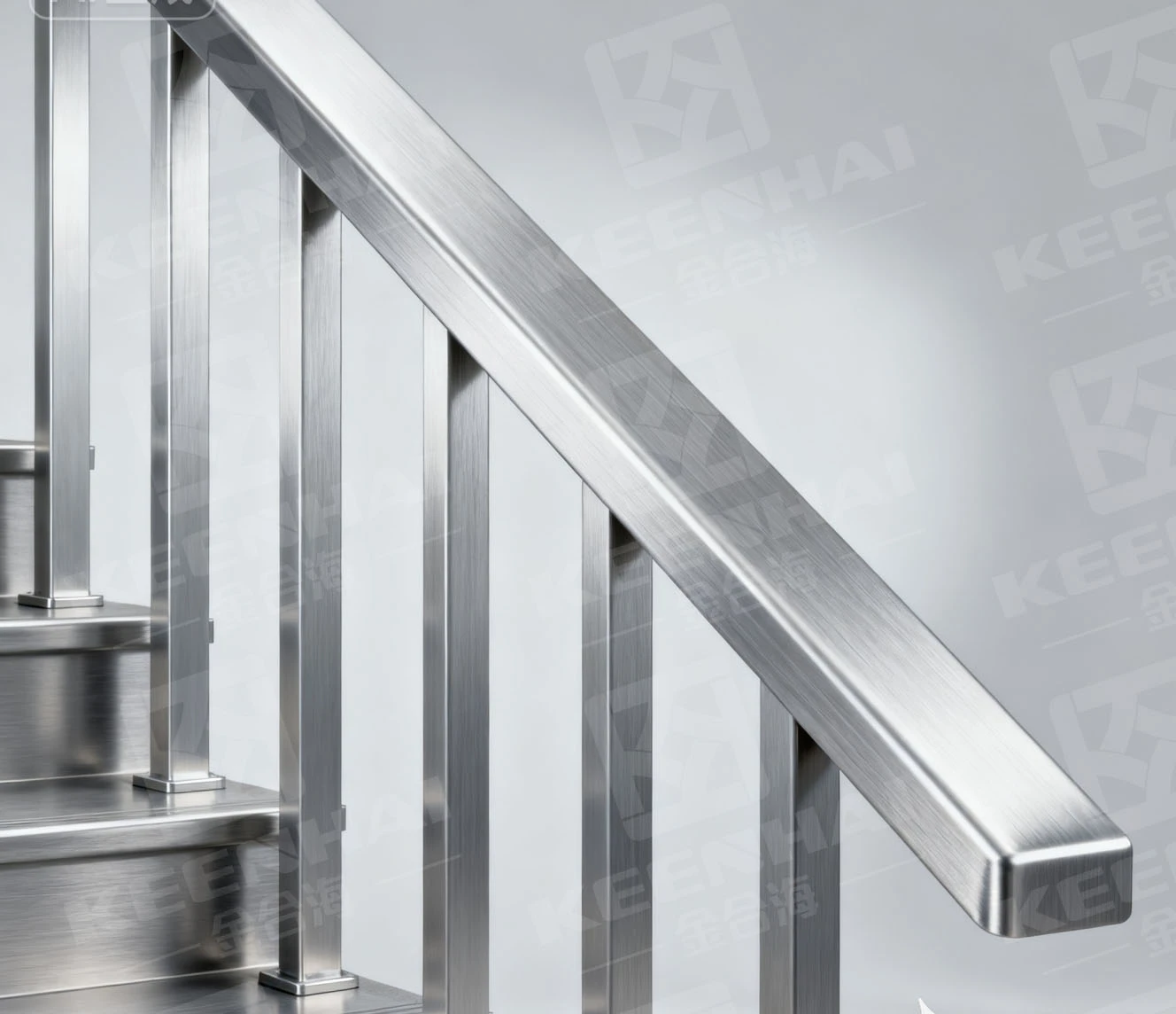 Powder-coated Aluminum Staircase Handrail Powder-coated Aluminum Staircase Handrail