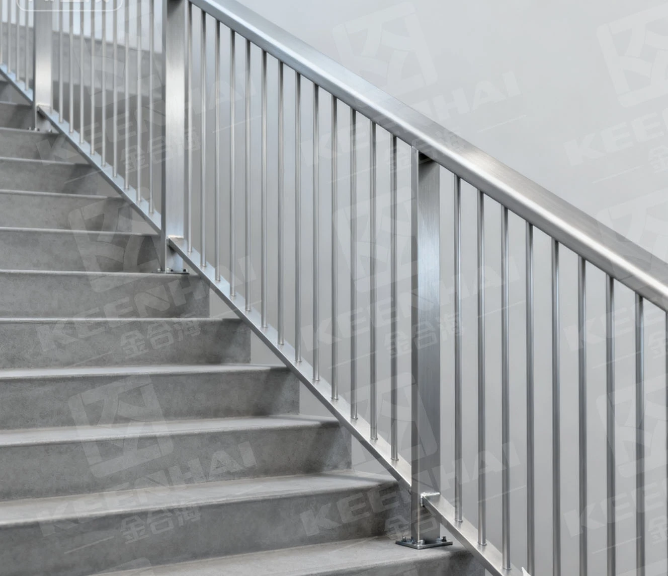Commercial Building Aluminum Stair Rail Commercial Building Aluminum Stair Rail